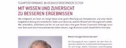 Artikel: Mit Wissen und Zuversicht zu besseren Ergebnissen
